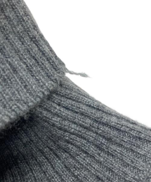 HERMES（エルメス）HERMES (エルメス) ノースリーブカシミヤニット グレー サイズ:38の古着・服飾アイテム