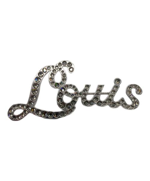 LOUIS VUITTON（ルイ ヴィトン）LOUIS VUITTON (ルイ ヴィトン) ラインストーンブローチ シルバーの古着・服飾アイテム