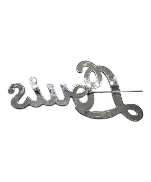 LOUIS VUITTON（ルイ ヴィトン）LOUIS VUITTON (ルイ ヴィトン) ラインストーンブローチ シルバーの古着・服飾アイテム