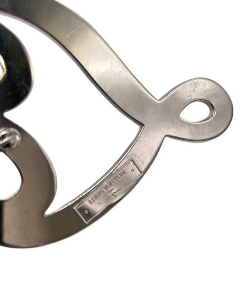 LOUIS VUITTON（ルイ ヴィトン）LOUIS VUITTON (ルイ ヴィトン) ラインストーンブローチ シルバーの古着・服飾アイテム