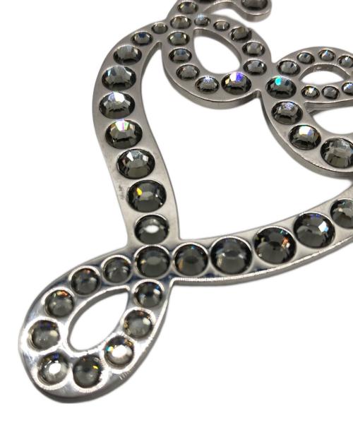 LOUIS VUITTON（ルイ ヴィトン）LOUIS VUITTON (ルイ ヴィトン) ラインストーンブローチ シルバーの古着・服飾アイテム