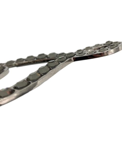 LOUIS VUITTON（ルイ ヴィトン）LOUIS VUITTON (ルイ ヴィトン) ラインストーンブローチ シルバーの古着・服飾アイテム