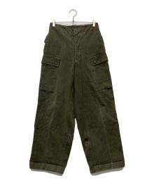 DUTCH ARMY（オランダ軍）の古着「50's ダブルフェイスカーゴパンツ」｜カーキ