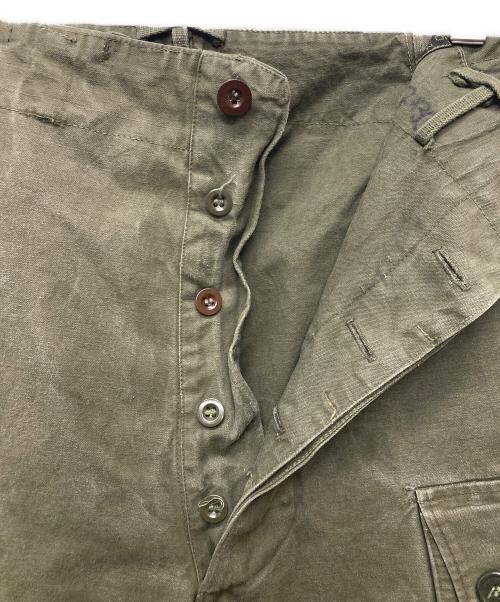 DUTCH ARMY（オランダ軍）DUTCH ARMY (オランダ軍) 50's ダブルフェイスカーゴパンツ カーキ サイズ:78×80の古着・服飾アイテム