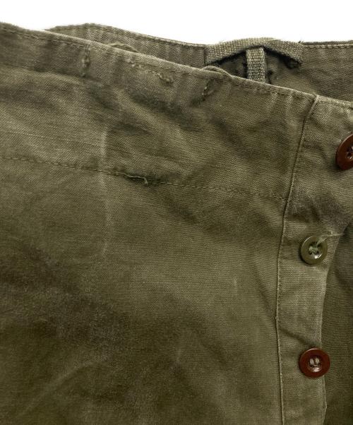 DUTCH ARMY（オランダ軍）DUTCH ARMY (オランダ軍) 50's ダブルフェイスカーゴパンツ カーキ サイズ:78×80の古着・服飾アイテム