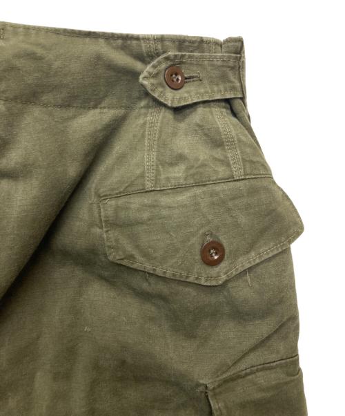 DUTCH ARMY（オランダ軍）DUTCH ARMY (オランダ軍) 50's ダブルフェイスカーゴパンツ カーキ サイズ:78×80の古着・服飾アイテム