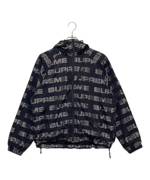 SUPREME（シュプリーム）SUPREME (シュプリーム) Logo Ripstop Hooded Track Jacket ブラック サイズ:Ｍの古着・服飾アイテム
