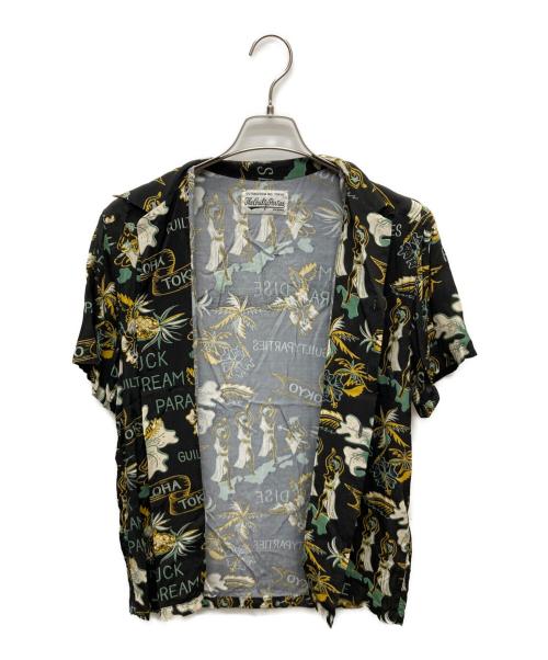 WACKO MARIA（ワコマリア）WACKO MARIA (ワコマリア) TOKYO JAPAN/S/S HAWAIIAN SHIRT ブラック サイズ:Lの古着・服飾アイテム