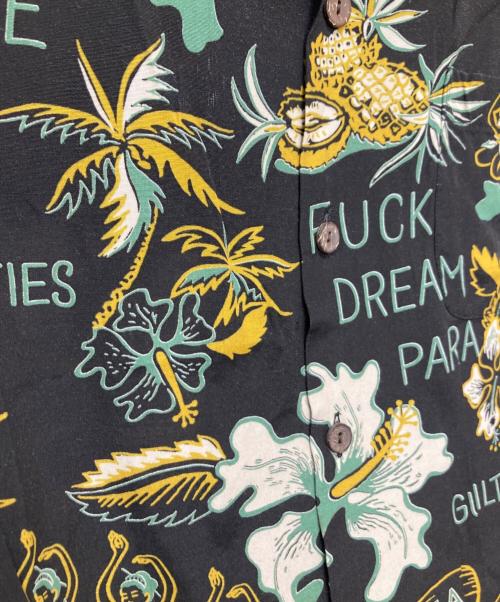 WACKO MARIA（ワコマリア）WACKO MARIA (ワコマリア) TOKYO JAPAN/S/S HAWAIIAN SHIRT ブラック サイズ:Lの古着・服飾アイテム
