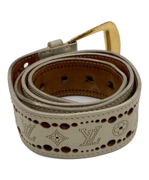 LOUIS VUITTON（ルイ ヴィトン）LOUIS VUITTON (ルイ ヴィトン) サンチュール・フェニックス ベルト ベージュ サイズ:85/34の古着・服飾アイテム