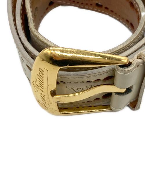 LOUIS VUITTON（ルイ ヴィトン）LOUIS VUITTON (ルイ ヴィトン) サンチュール・フェニックス ベルト ベージュ サイズ:85/34の古着・服飾アイテム