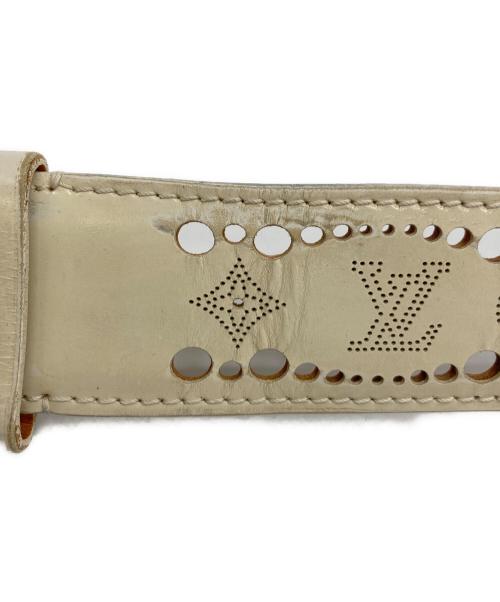 LOUIS VUITTON（ルイ ヴィトン）LOUIS VUITTON (ルイ ヴィトン) サンチュール・フェニックス ベルト ベージュ サイズ:85/34の古着・服飾アイテム