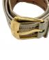 中古・古着 LOUIS VUITTON (ルイ ヴィトン) サンチュール・フェニックス ベルト ベージュ サイズ:85/34：13000円