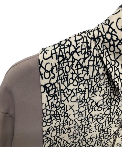 CULLNI（クルニ）CULLNI (クルニ) SHAREEF (シャリーフ) CHAOS Pattern Asymmetrical Layered Shirt/SRF-001 ベージュの古着・服飾アイテム