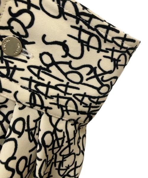 CULLNI（クルニ）CULLNI (クルニ) SHAREEF (シャリーフ) CHAOS Pattern Asymmetrical Layered Shirt/SRF-001 ベージュの古着・服飾アイテム