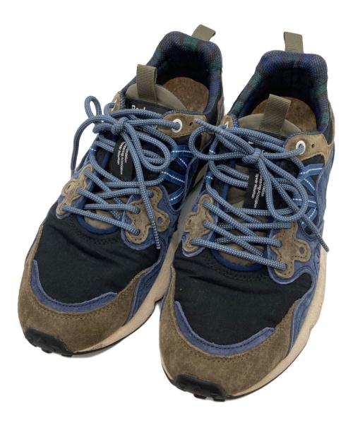 Barbour（バブアー）Barbour (バブアー) Flower MOUNTAIN (フラワーマウンテン) YAMANO 3/FM63532 ブルー×ブラウン サイズ:26cmの古着・服飾アイテム