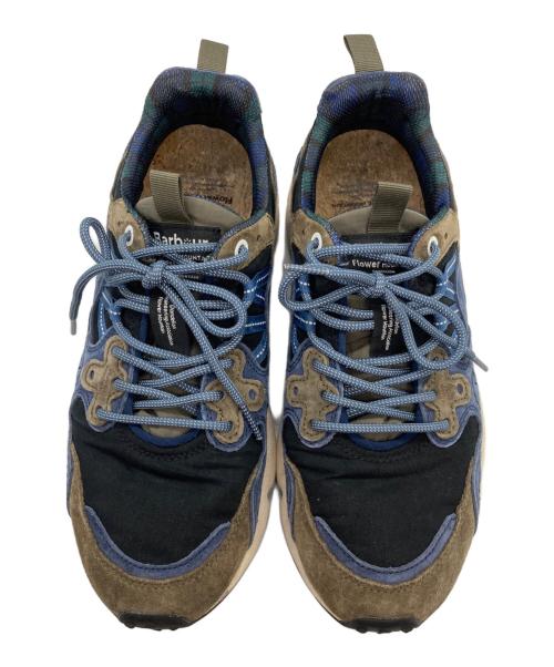 Barbour（バブアー）Barbour (バブアー) Flower MOUNTAIN (フラワーマウンテン) YAMANO 3/FM63532 ブルー×ブラウン サイズ:26cmの古着・服飾アイテム
