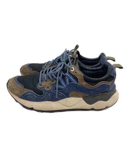 Barbour（バブアー）Barbour (バブアー) Flower MOUNTAIN (フラワーマウンテン) YAMANO 3/FM63532 ブルー×ブラウン サイズ:26cmの古着・服飾アイテム