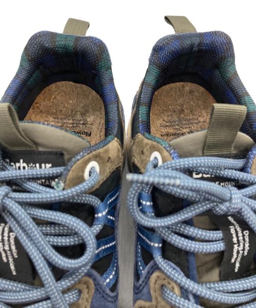 Barbour（バブアー）Barbour (バブアー) Flower MOUNTAIN (フラワーマウンテン) YAMANO 3/FM63532 ブルー×ブラウン サイズ:26cmの古着・服飾アイテム