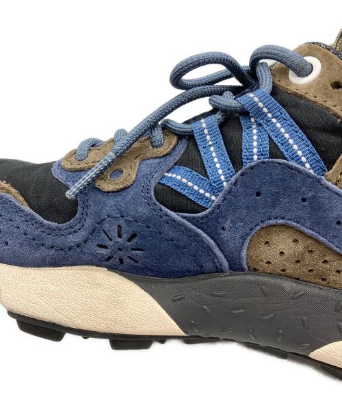 Barbour（バブアー）Barbour (バブアー) Flower MOUNTAIN (フラワーマウンテン) YAMANO 3/FM63532 ブルー×ブラウン サイズ:26cmの古着・服飾アイテム