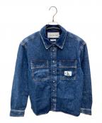 Calvin Klein Jeansカルバンクラインジーンズ）の古着「リラックス ユーティリティ デニム/J325558」｜ブルー