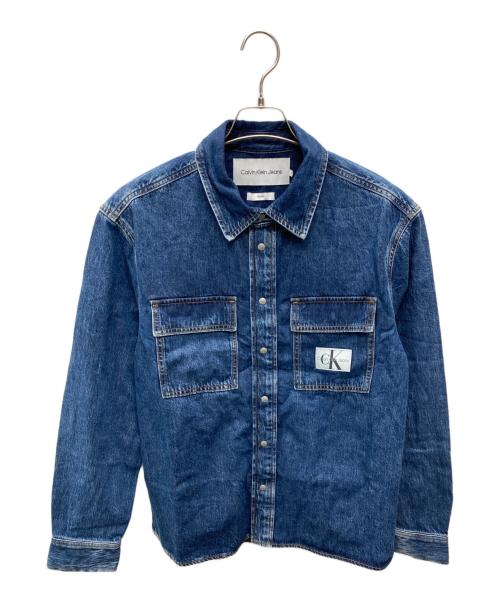 Calvin Klein Jeans（カルバンクラインジーンズ）Calvin Klein Jeans (カルバンクラインジーンズ) リラックス ユーティリティ デニム/J325558 ブルー サイズ:Ｓの古着・服飾アイテム