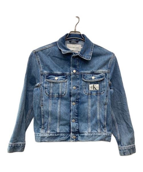 Calvin Klein（カルバンクライン）Calvin Klein (カルバンクライン) デニムジャケット ブルー サイズ:ＸＳの古着・服飾アイテム