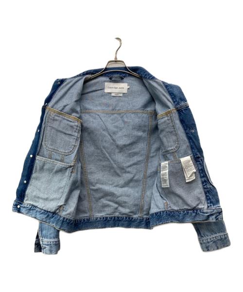 Calvin Klein（カルバンクライン）Calvin Klein (カルバンクライン) デニムジャケット ブルー サイズ:ＸＳの古着・服飾アイテム