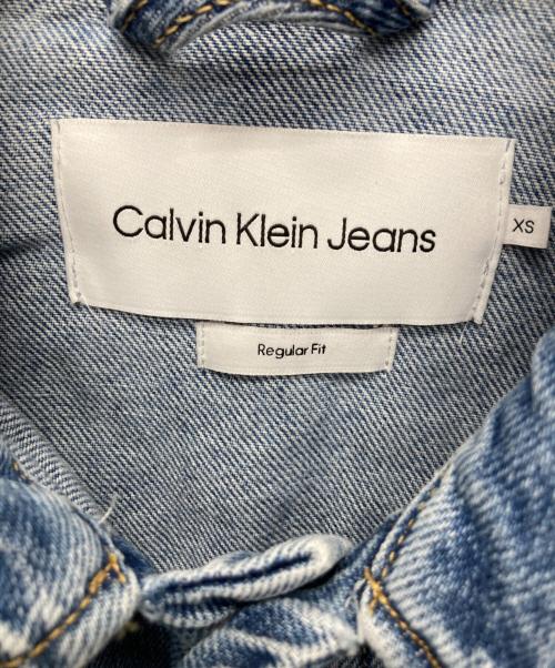 Calvin Klein（カルバンクライン）Calvin Klein (カルバンクライン) デニムジャケット ブルー サイズ:ＸＳの古着・服飾アイテム