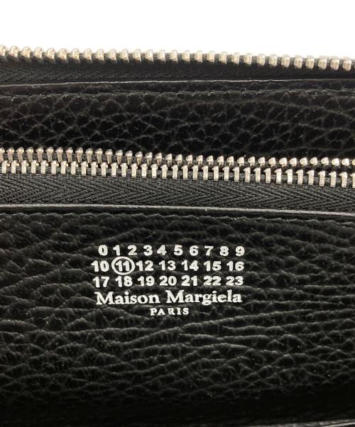 Maison Margiela（メゾンマルジェラ）Maison Margiela (メゾンマルジェラ) 4ステッチ グレインレザー ジップアラウンド/S56UI0110 ブラックの古着・服飾アイテム