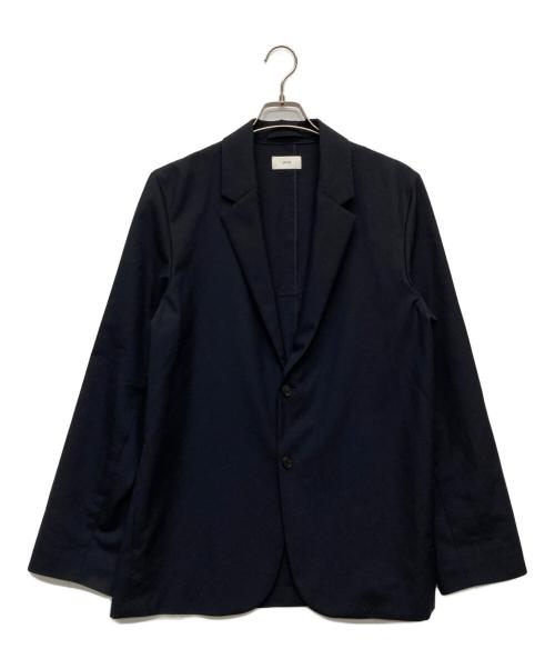 ATON（エイトン）ATON (エイトン) WOOL TROPICAL テーラード ジャケット/JKAGGW0700 ネイビー サイズ:6の古着・服飾アイテム