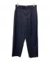 ATON（エイトン）の古着「WOOL TORPICAL LOOSE FIT PANTS」｜ネイビー