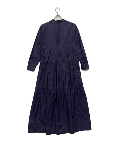 ne quittez pas（ヌキテパ）ne quittez pas (ヌキテパ) POPLIN PAISLEY EMB TIRED/010441GL2 パープル サイズ:Ｍの古着・服飾アイテム