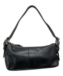 COACH（コーチ）の古着「レザーワンショルダーバッグ/7461」｜ブラック