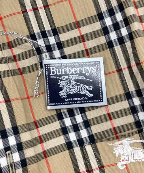 Burberry's（バーバリー）Burberry's (バーバリー) ホース刺繍ノヴァチェックシャツ ベージュ サイズ:Ｍ 未使用品の古着・服飾アイテム