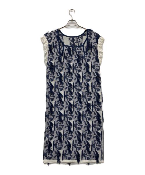 malamute（マラミュート）malamute (マラミュート) ハナビフラワードレス/mlm23SS-OP03 ブルー サイズ:1 未使用品の古着・服飾アイテム