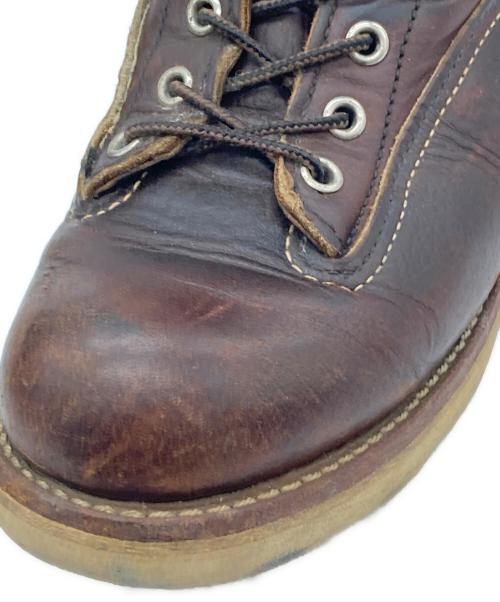 RED WING（レッドウィング）RED WING (レッドウィング) ラインマンブーツ ブラウン サイズ:25.5の古着・服飾アイテム