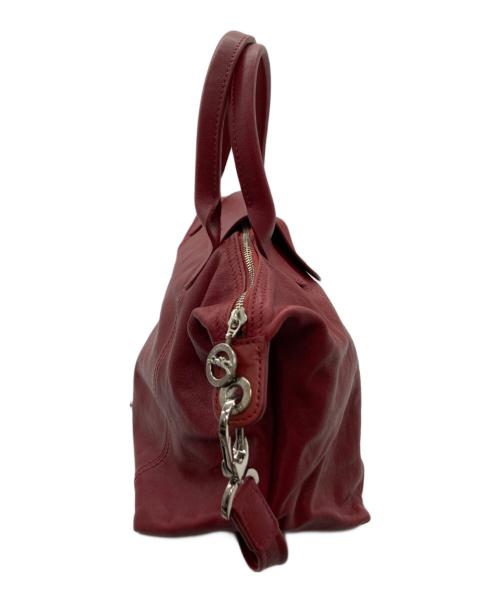 LONGCHAMP（ロンシャン）LONGCHAMP (ロンシャン) ル・プリアージュキュイール2WAYレザーバッグ/1512737545 レッドの古着・服飾アイテム