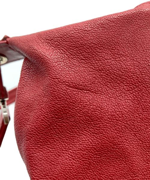 LONGCHAMP（ロンシャン）LONGCHAMP (ロンシャン) ル・プリアージュキュイール2WAYレザーバッグ/1512737545 レッドの古着・服飾アイテム