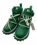 NIKE×OFFWHITEナイキ×オフホワイト）の古着「Air Force 1 Mid SP LTHR/DR0500-300」｜ホワイト×グリーン