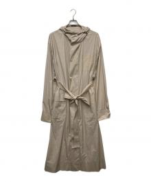 Maison Margiela（メゾンマルジェラ）の古着「ライトナイロンフーデッドコート/S51AH0143」｜アイボリー