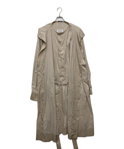 Maison Margiela（メゾンマルジェラ）Maison Margiela (メゾンマルジェラ) ライトナイロンフーデッドコート/S51AH0143 アイボリー サイズ:Ｓの古着・服飾アイテム