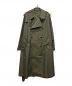 AURALEEオーラリー）の古着「FINX POLYESTER BIG TRENCH COAT/A9SC01FP」｜オリーブ