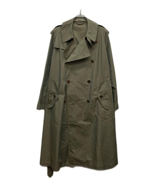 AURALEE（オーラリー）AURALEE (オーラリー) FINX POLYESTER BIG TRENCH COAT/A9SC01FP オリーブ サイズ:5の古着・服飾アイテム