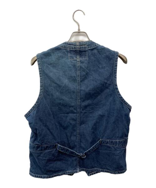 SUGAR CANE（シュガーケーン）SUGAR CANE (シュガーケーン) wabash vest denim インディゴ サイズ:Lの古着・服飾アイテム