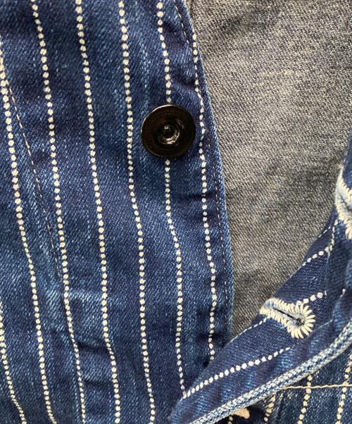 SUGAR CANE（シュガーケーン）SUGAR CANE (シュガーケーン) wabash vest denim インディゴ サイズ:Lの古着・服飾アイテム