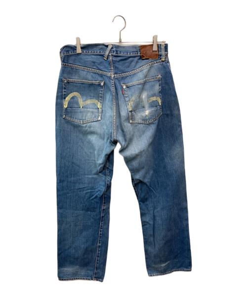 EVISU（エヴィス）EVISU (エヴィス) カモメプリントデニムパンツ インディゴ サイズ:W36の古着・服飾アイテム