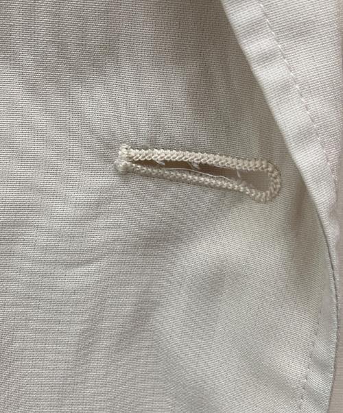 23区（ニジュウサンク）23区 (ニジュウサンク) 【洗える】シアーマットクロス ジャケット アイボリー サイズ:36の古着・服飾アイテム