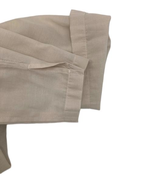 23区（ニジュウサンク）23区 (ニジュウサンク) 【洗える】シアーマットクロス ジャケット アイボリー サイズ:36の古着・服飾アイテム