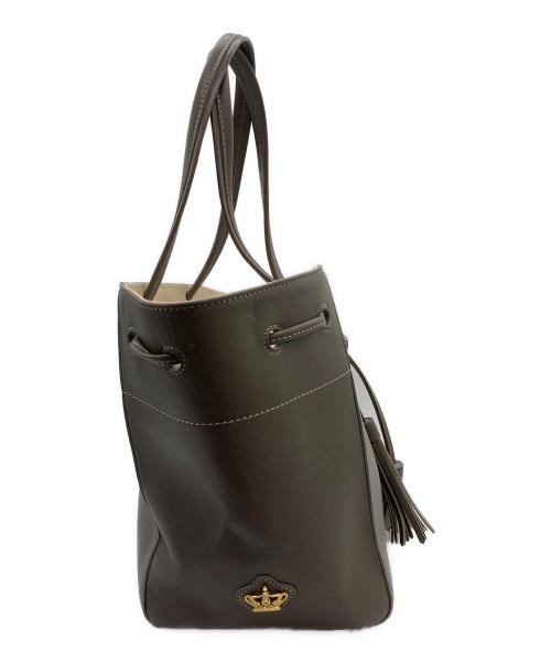 A.D.M.J.（エーディーエムジェイ）A.D.M.J. (エーディーエムジェイ) BLUGAROPLUS TASSEL CONCLUSION TOTE/19SA01014 ベージュの古着・服飾アイテム